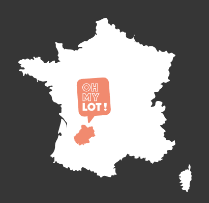 Représentation de la carte de France avec Le département visible